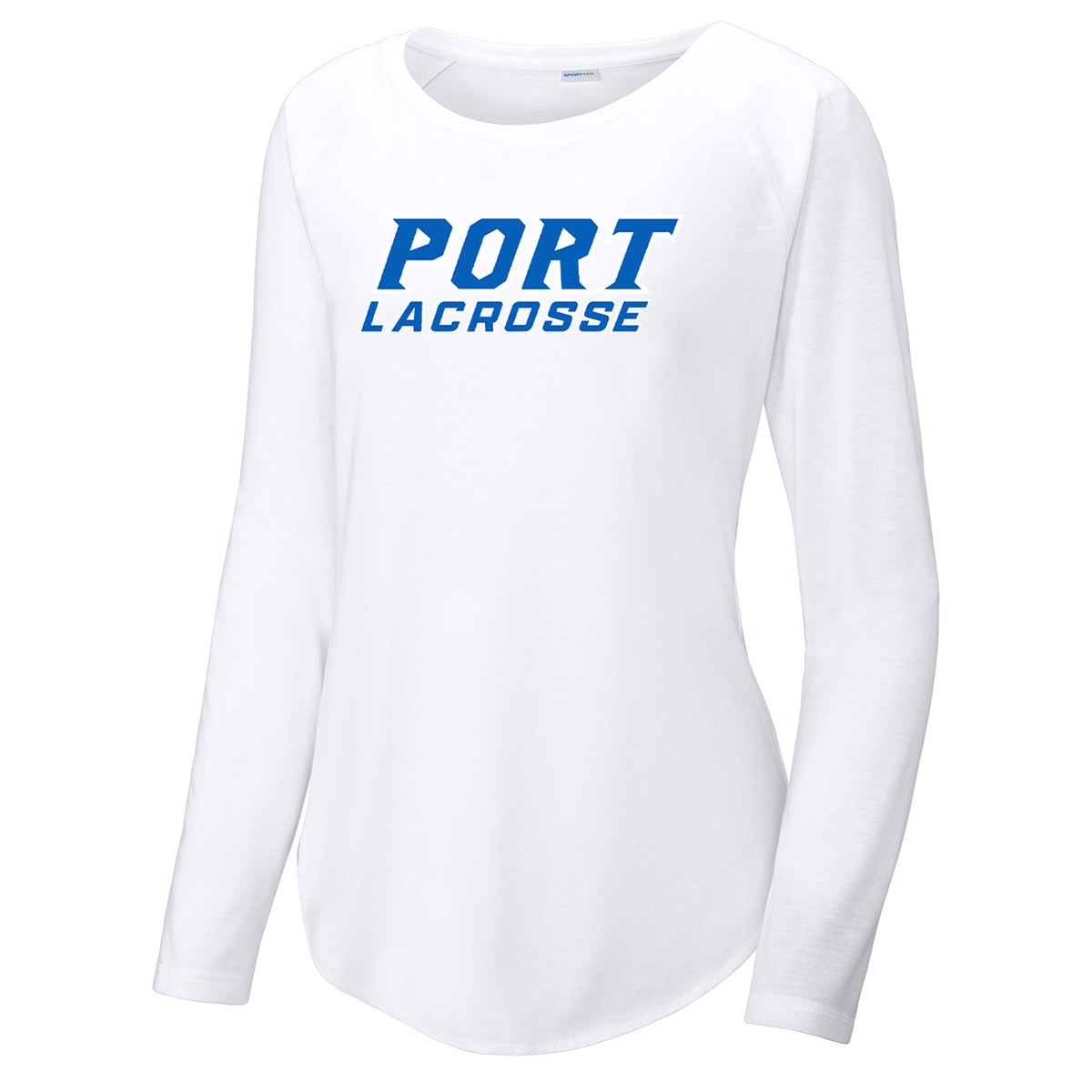 Port Washington Girls Lacrosse Women's Raglan Long Sleeve CottonTouch