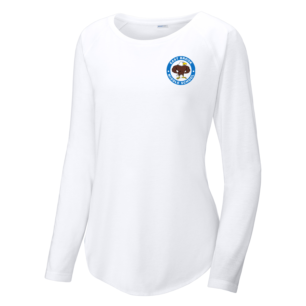 East Brook Middle School Women's Raglan Long Sleeve CottonTouch