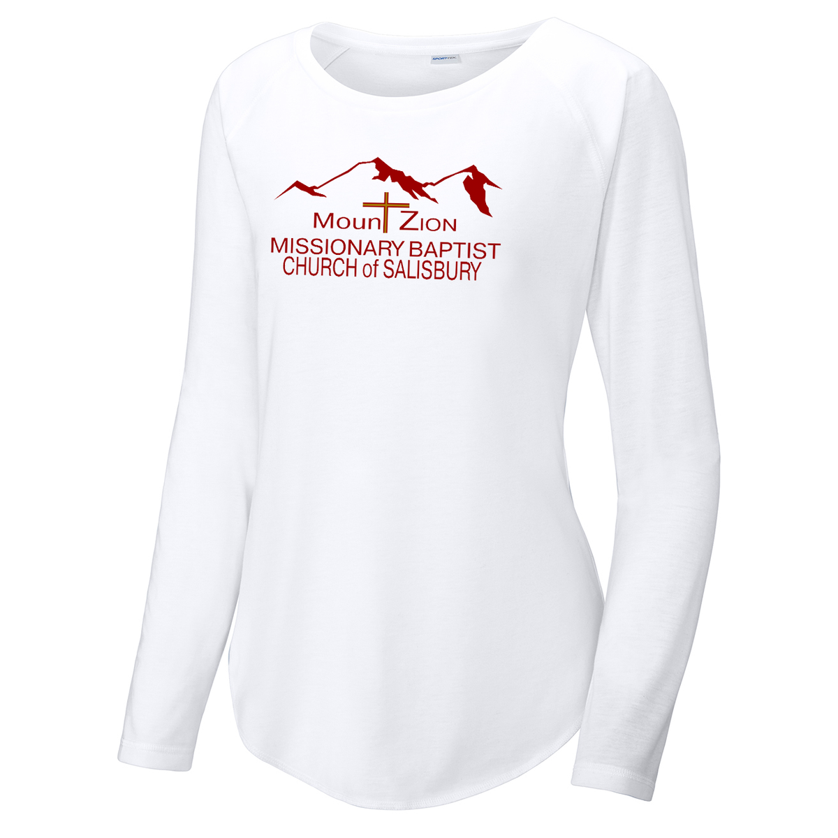 Mount Zion Missionary Baptist Church Women's Raglan Long Sleeve CottonTouch