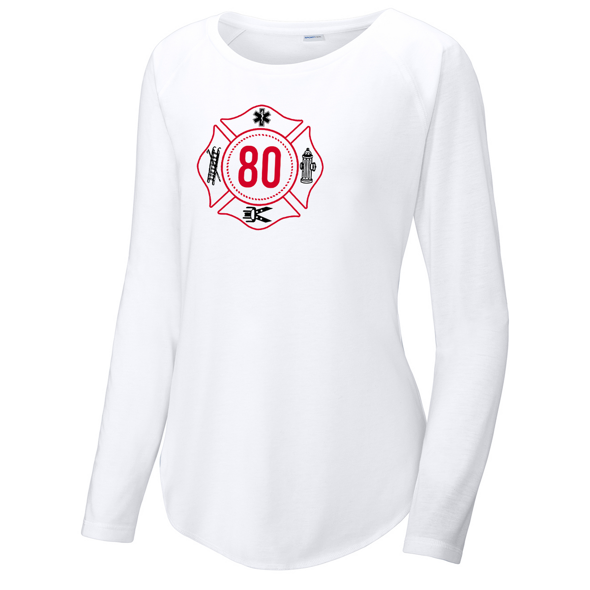 Upper Gwynedd Fire Department Women's Raglan Long Sleeve CottonTouch