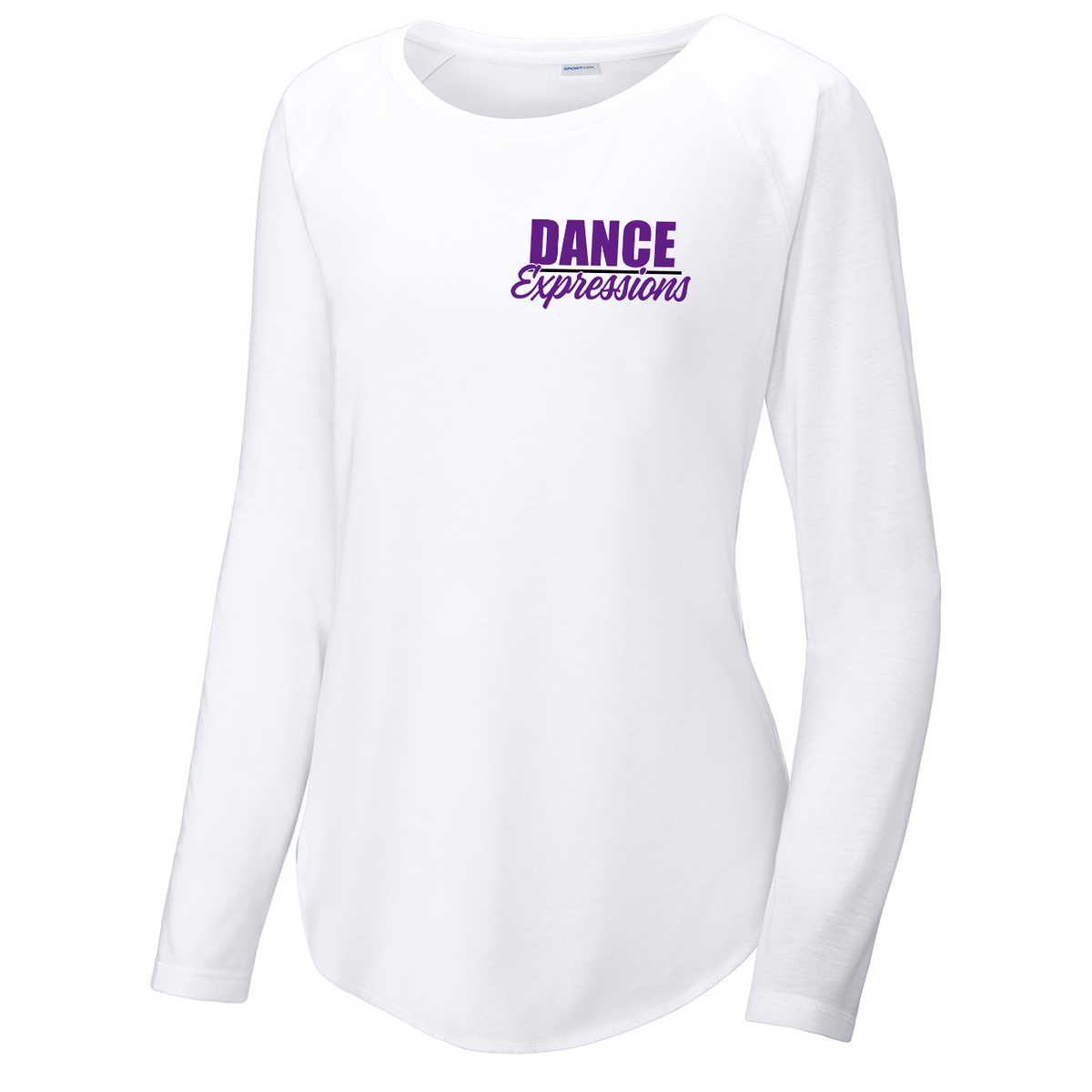 Dance Expressions Women's Raglan Long Sleeve CottonTouch