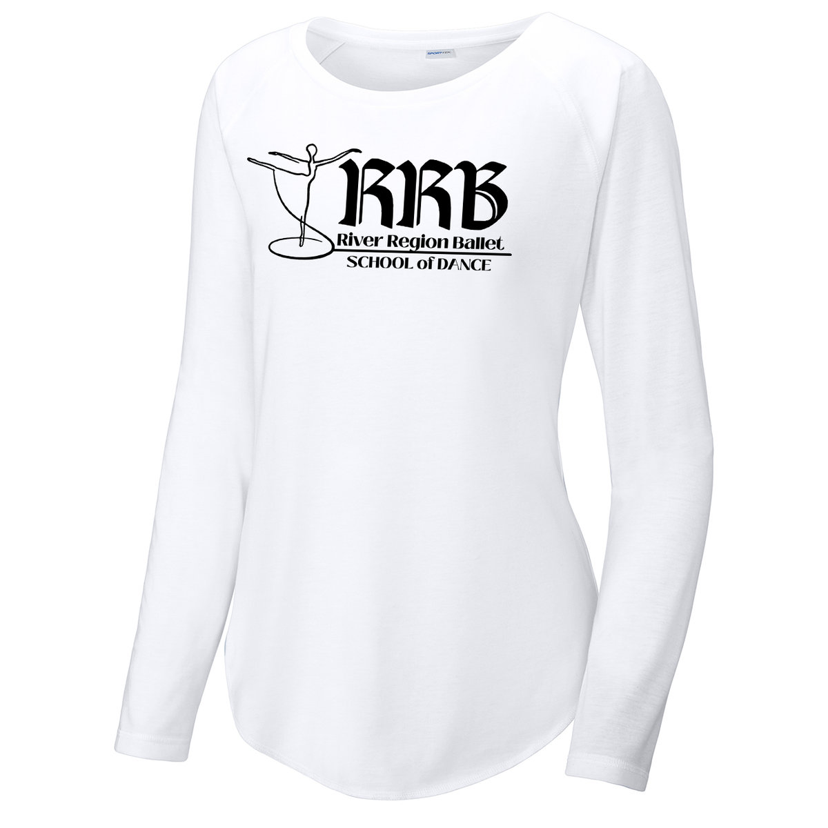 River Region Ballet School Women's Raglan Long Sleeve CottonTouch