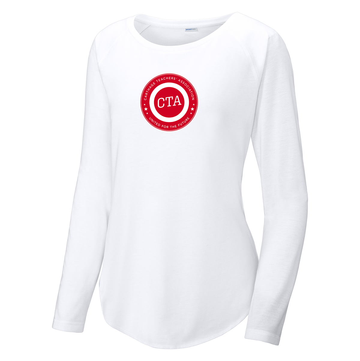 Carthage Teachers' Association Women's Raglan Long Sleeve CottonTouch