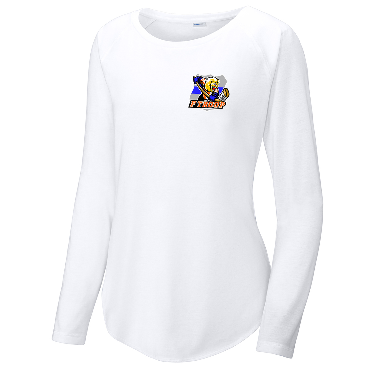 F Troop Hockey Women's Raglan Long Sleeve CottonTouch