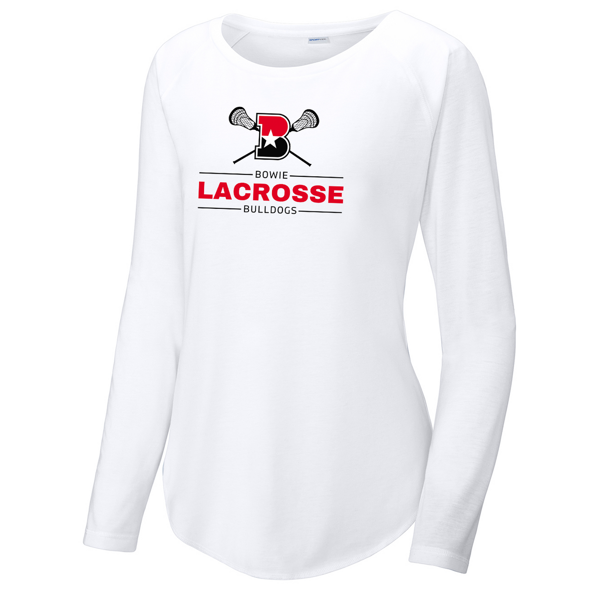 Bowie Boys Lacrosse Women's Raglan Long Sleeve CottonTouch