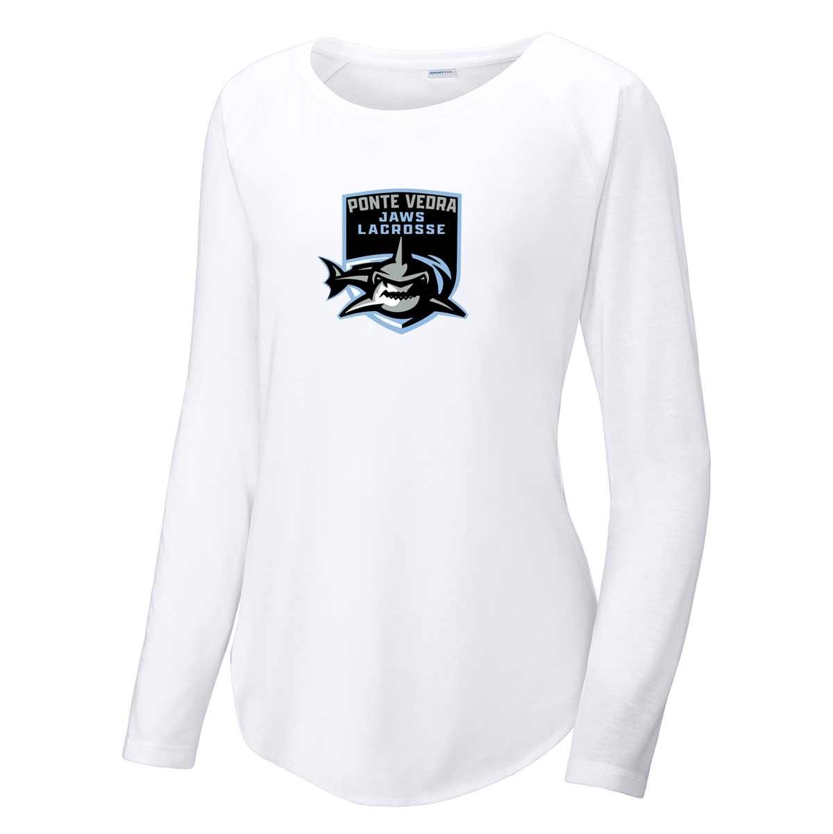 Ponte Vedra JAWS Lacrosse Women's Raglan Long Sleeve CottonTouch