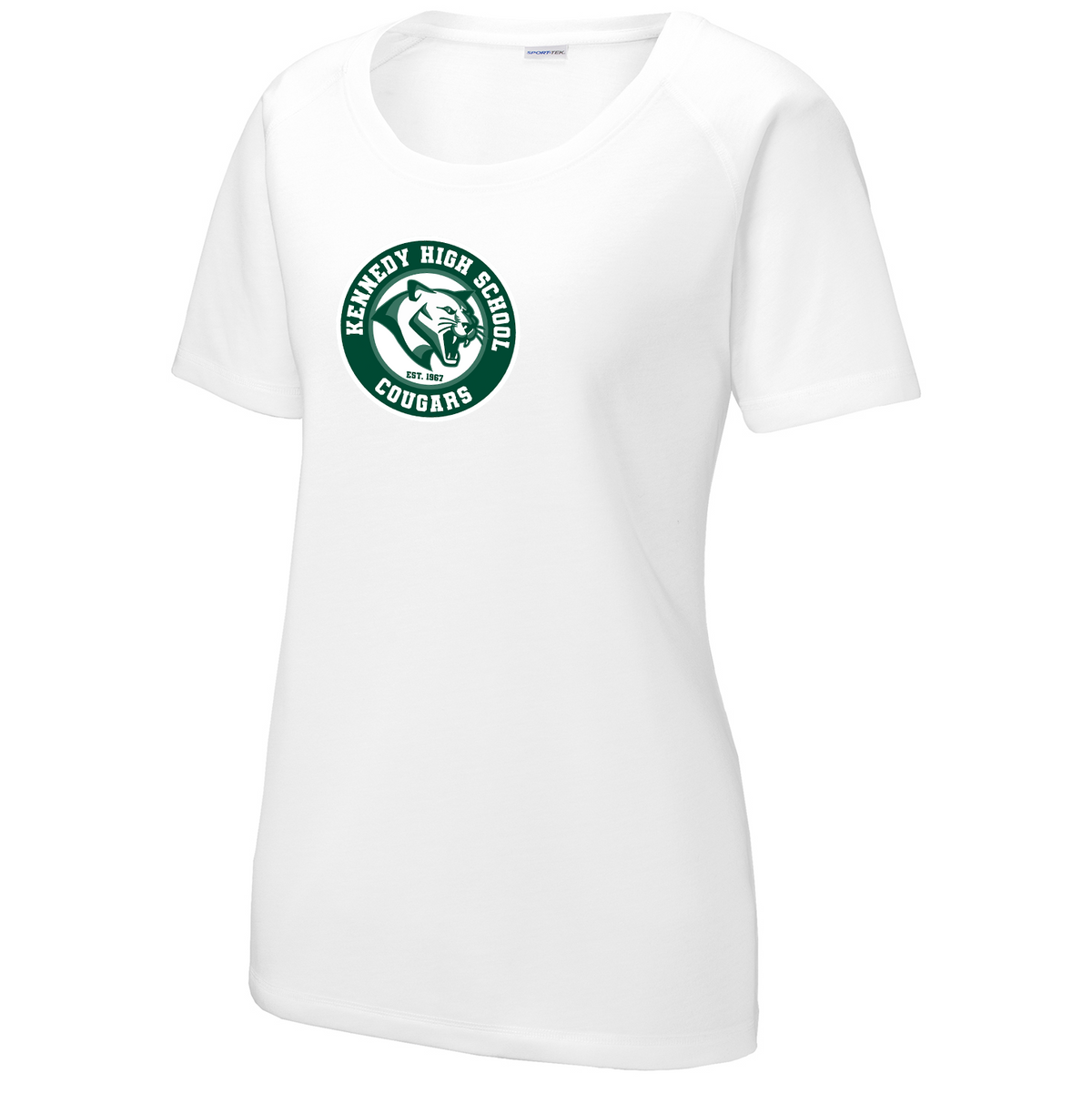 JFK Bellmore Cougars Track and Field Women's Raglan CottonTouch