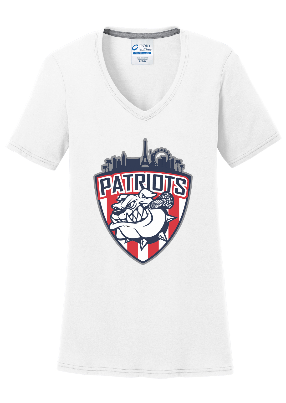 Las Vegas Patriots Women's White T-Shirt