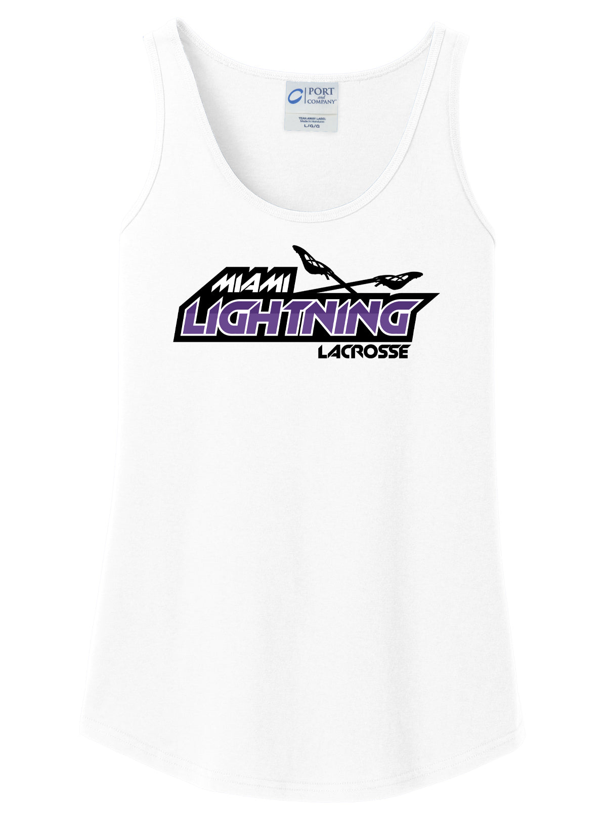 Miami Lightning Women's White Tank Top