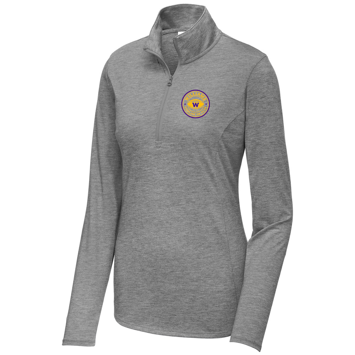 Williams College QB Club Women's Tri-Blend Quarter Zip