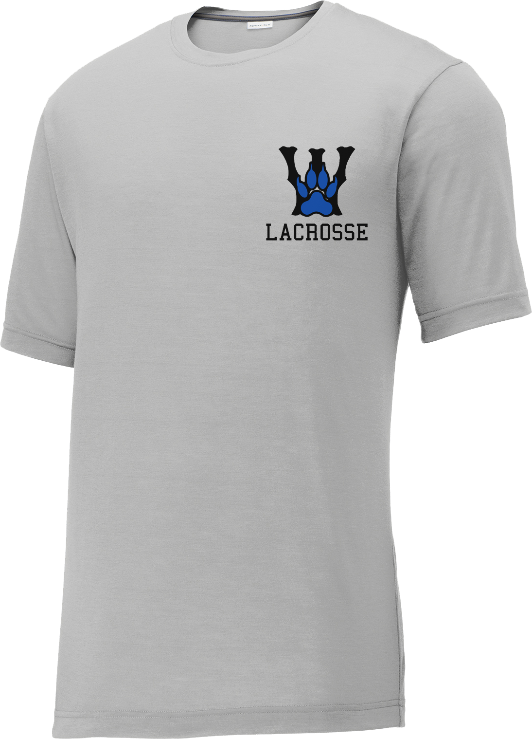West Houston Wolves Grey CottonTouch Performance T-Shirt