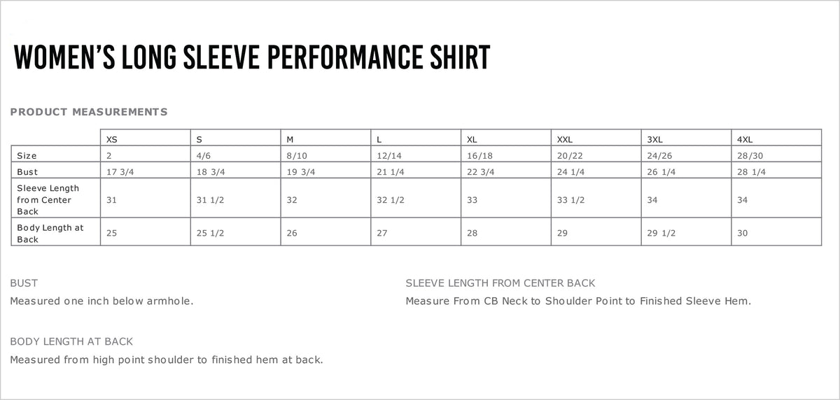 Great Hollow Middle School  Long Sleeve Performance Shirt