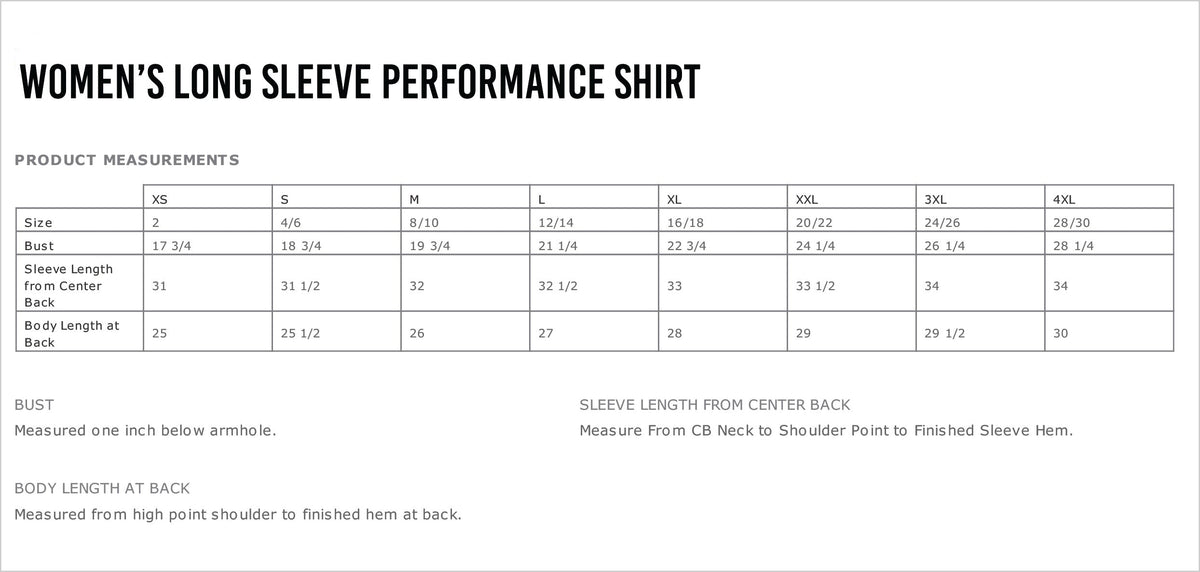 BBP Lacrosse Women's Long Sleeve Performance Shirt