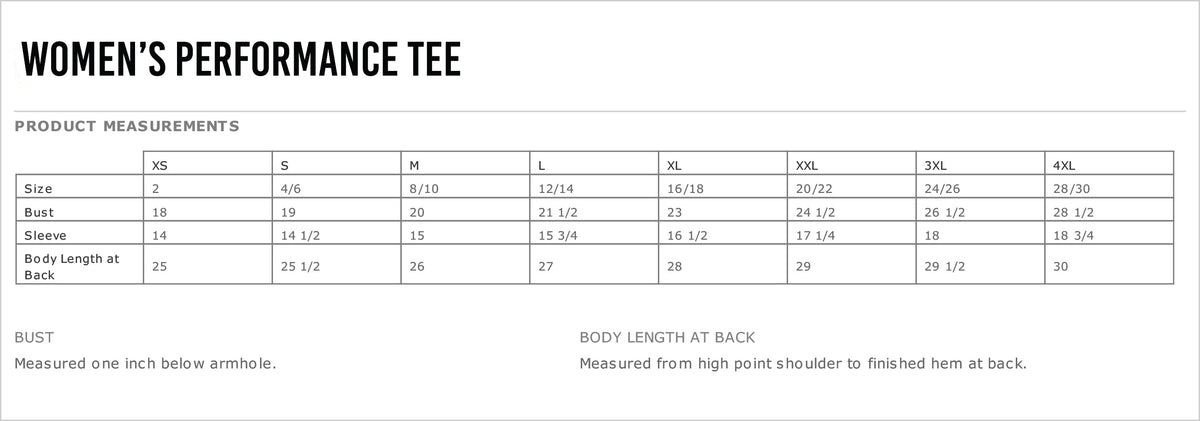 Baltimore City T&F  Women's Performance Tee
