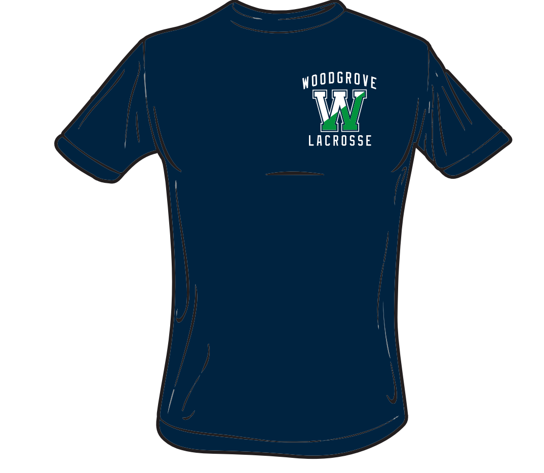 Woodgrove Lacrosse Navy T-Shirt
