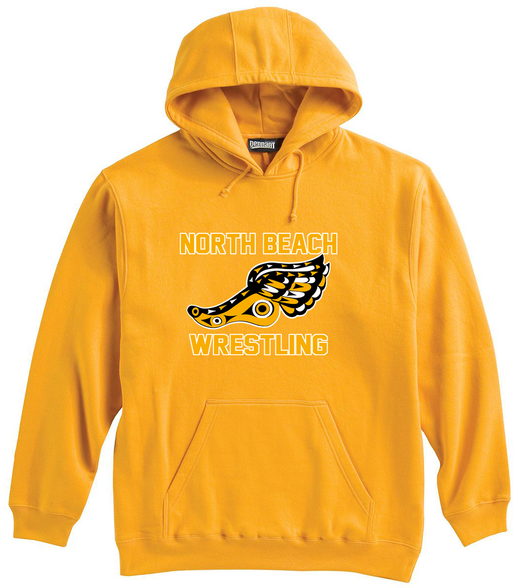 North Beach Wrestling Yellow Sweatshirt