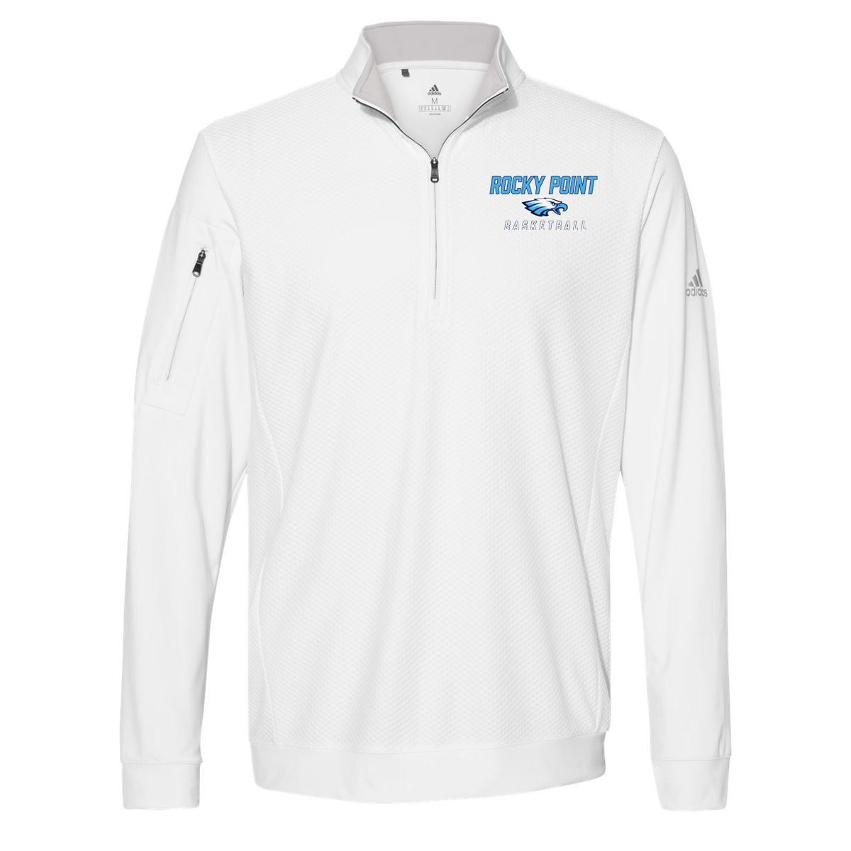 Rocky Point Varsity Basketball Adidas Performance Textured Quarter-Zip Pullover