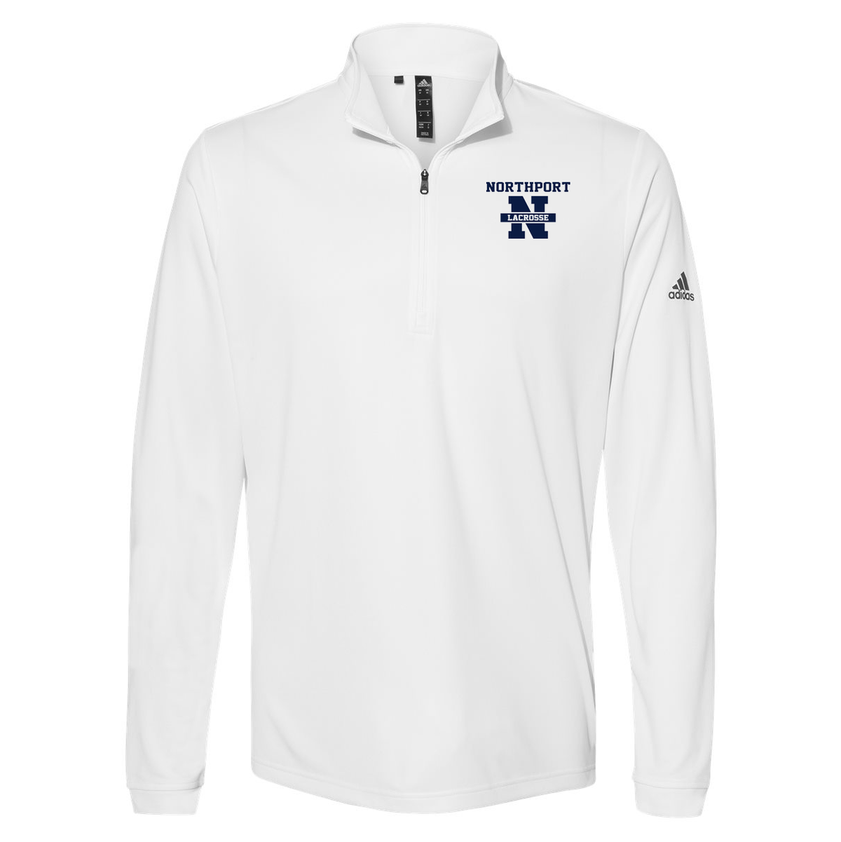 Northport High School Lacrosse Adidas Lightweight Quarter-Zip Pullover