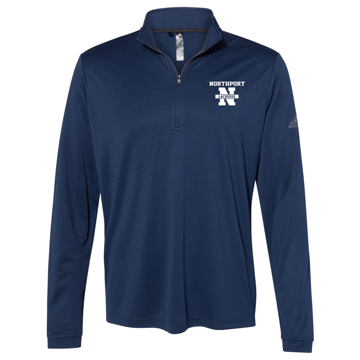 Northport High School Lacrosse Adidas Lightweight Quarter-Zip Pullover