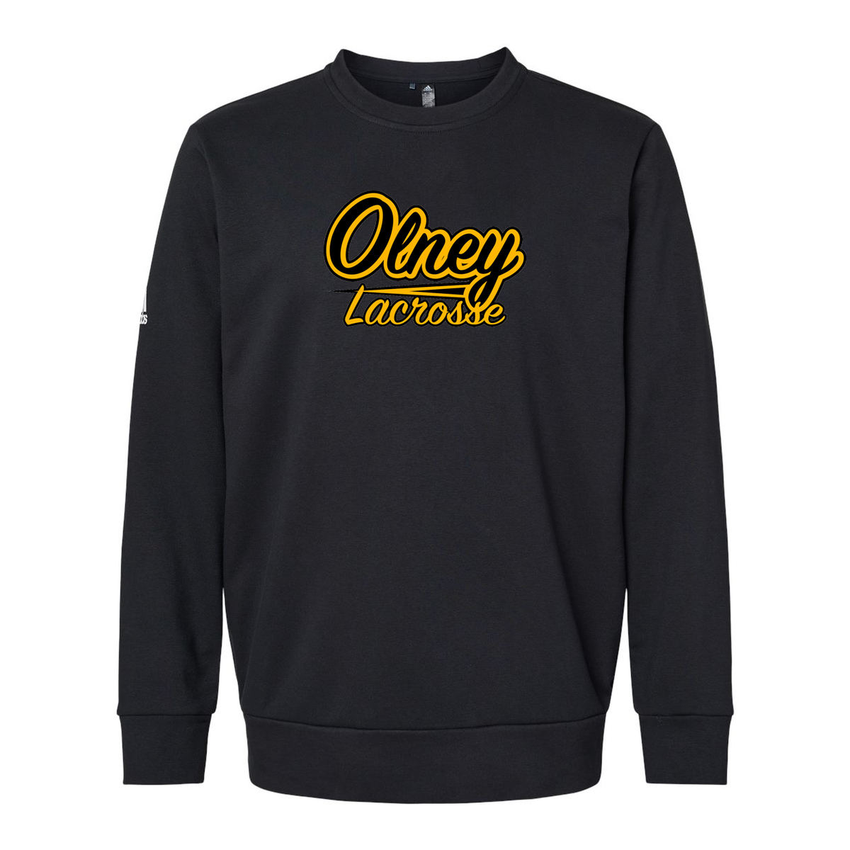 Olney Bears Lacrosse Adidas Fleece Crewneck Sweatshirt