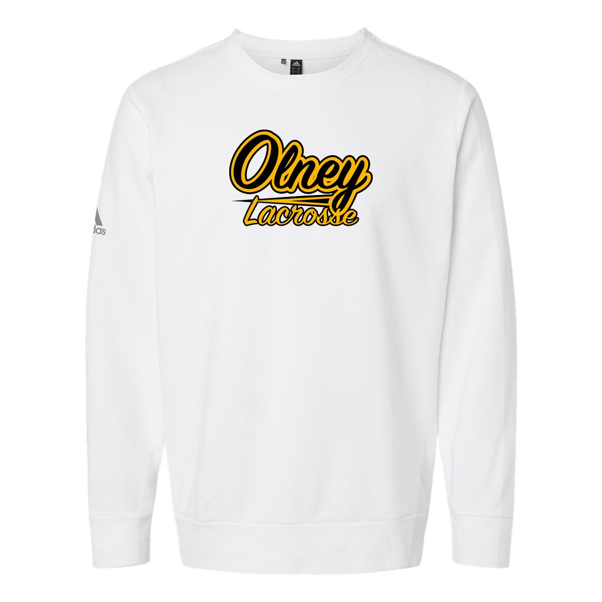 Olney Bears Lacrosse Adidas Fleece Crewneck Sweatshirt