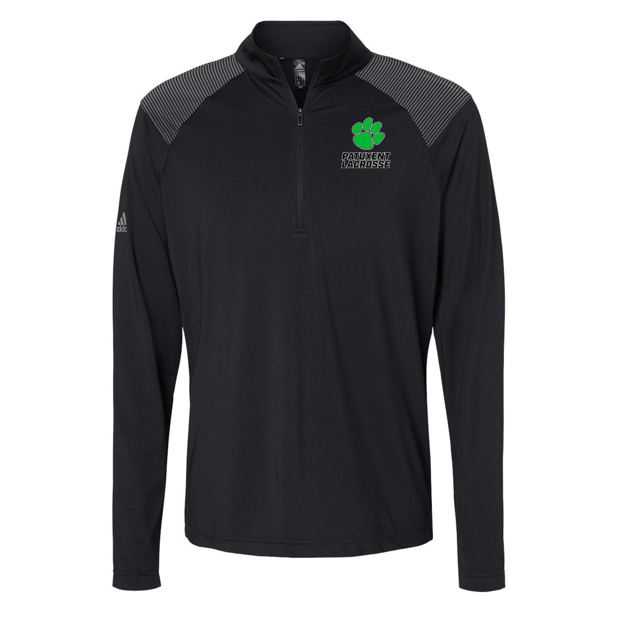 Patuxent Lacrosse Adidas Shoulder Stripe Quarter-Zip Pullover