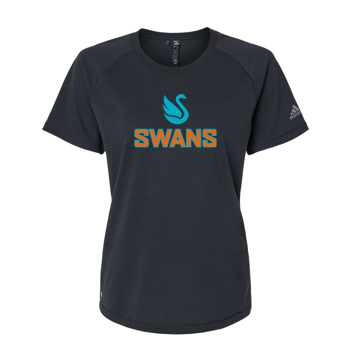 Swans Lacrosse Adidas Ladies Blended T-Shirt