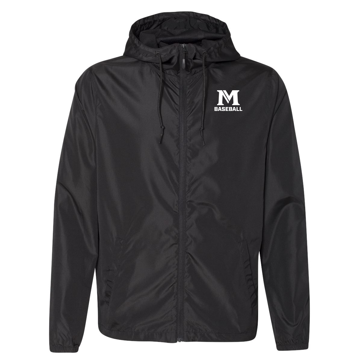 Masters School Spring Sports Lightweight Windbreaker Full-Zip Jacket