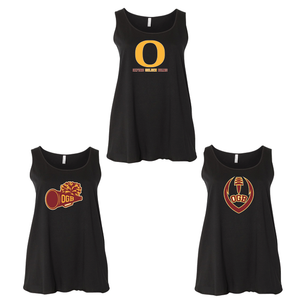 Oxford Golden Bears Curvy Womens Tank-Top