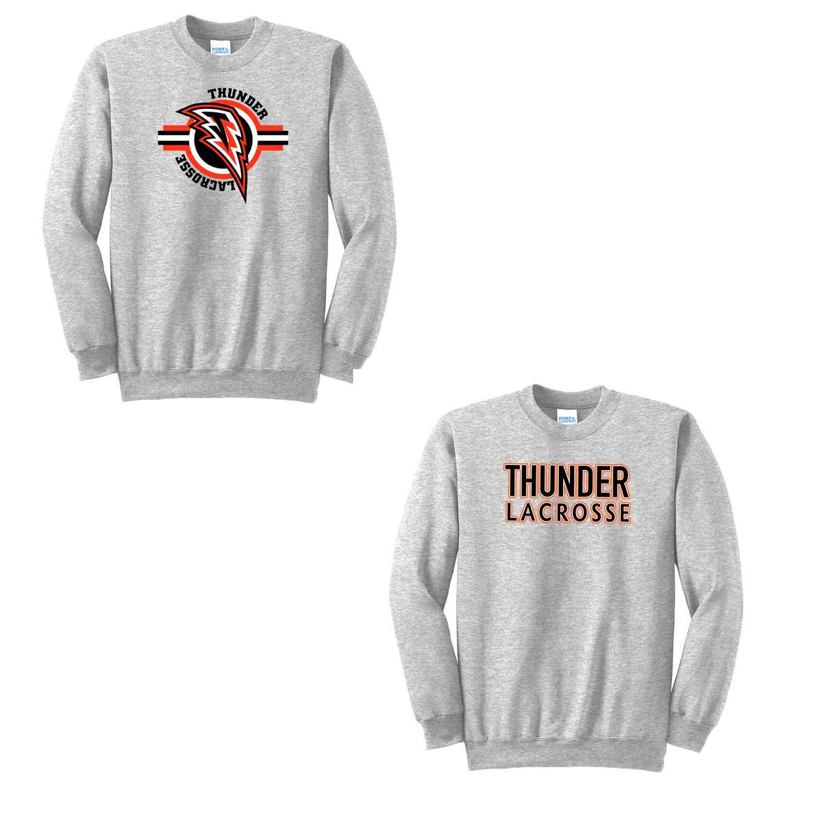 Jersey Thunder Lacrosse Crew Neck Sweater