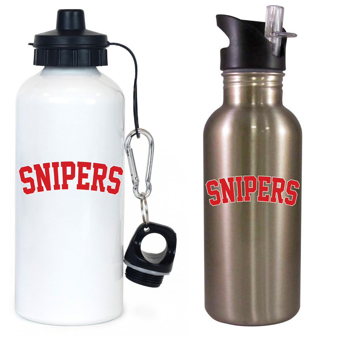 Snipers Baseball Team Water Bottle