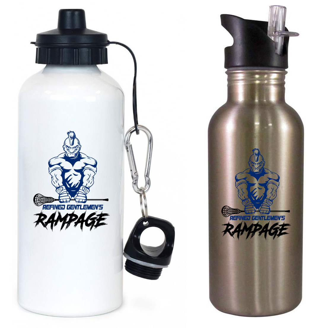 Rampage Box Lacrosse Team Water Bottle