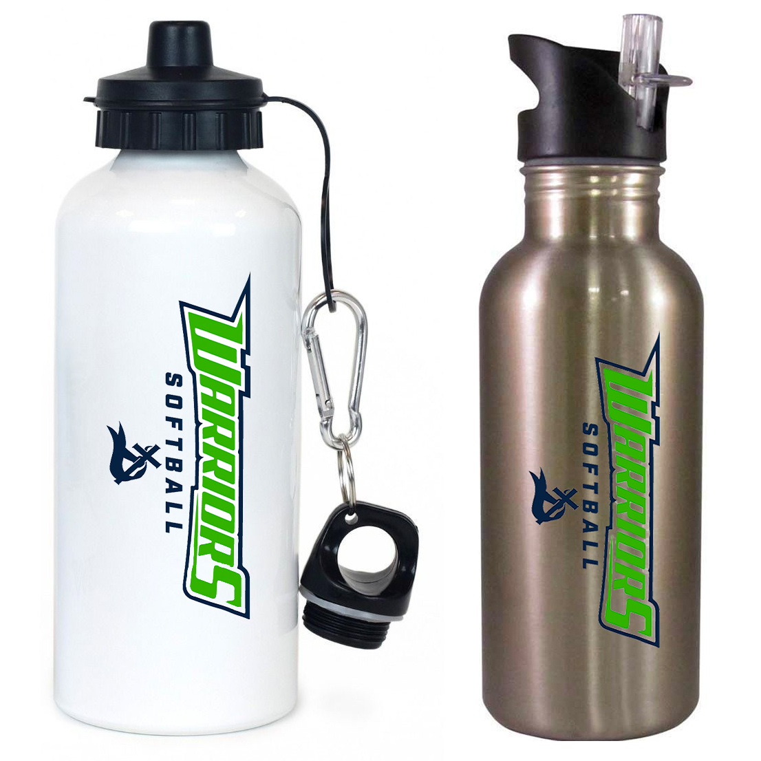 LRCA Warriors Softball Team Water Bottle