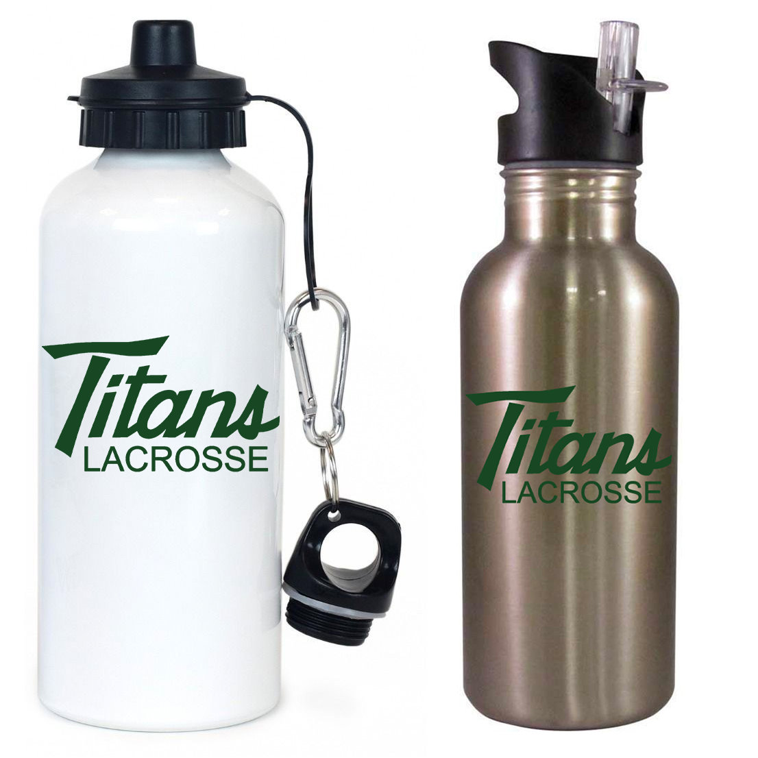 TV Titans Lacrosse Team Water Bottle