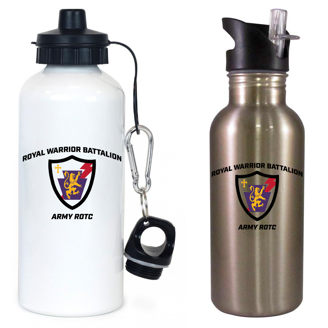 Royal Warrior Battalion Army ROTC Team Water Bottle