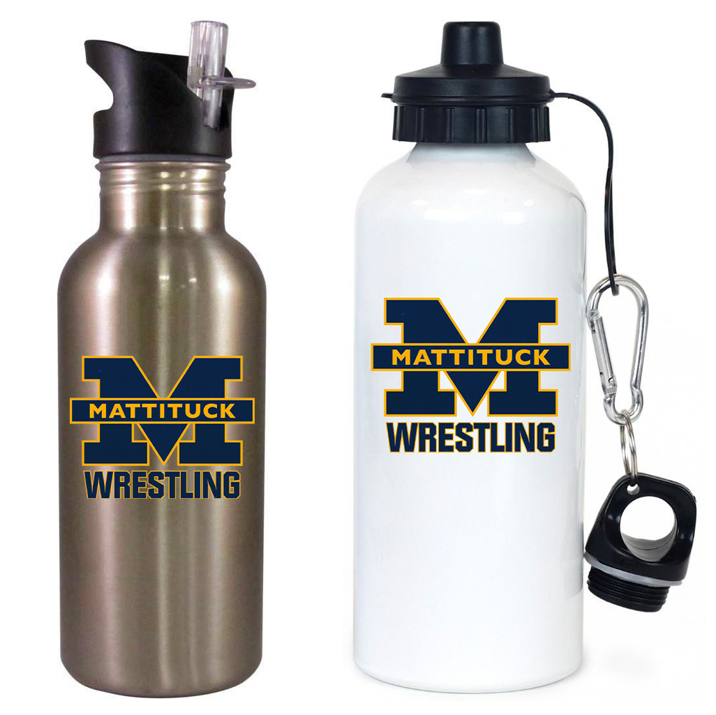 Mattituck Wrestling Team Water Bottle