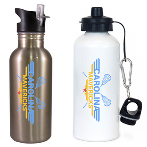 Carolina Maverick Lacrosse Team Water Bottle