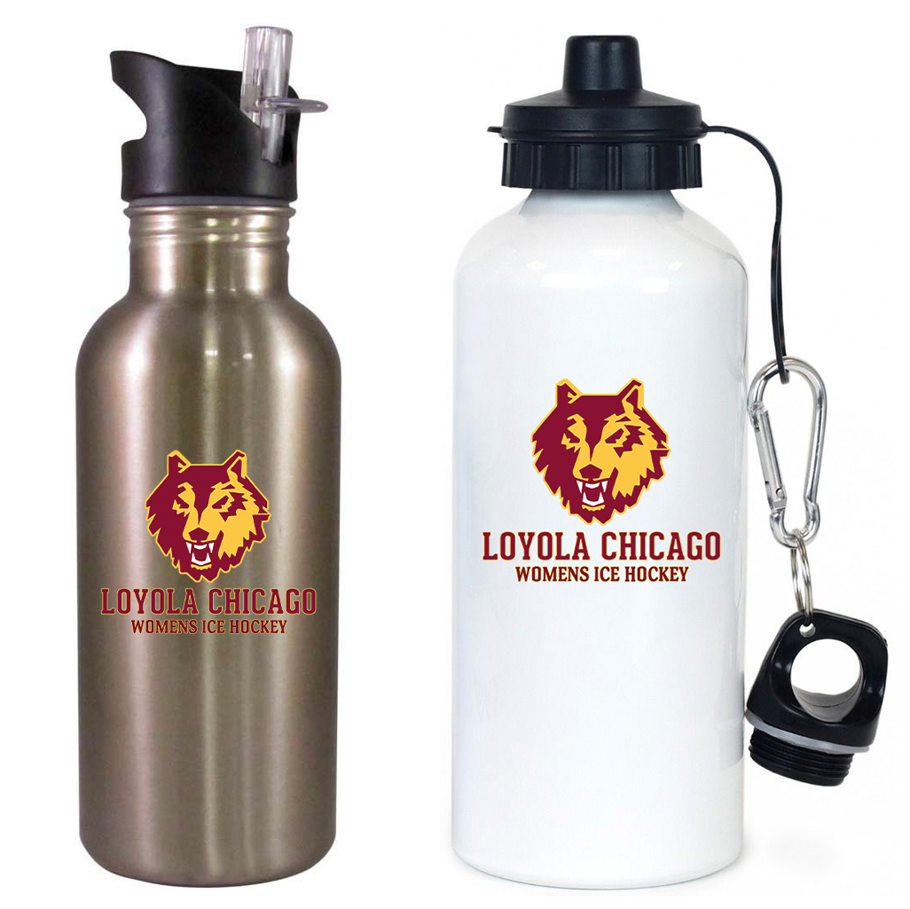 LUC Women's Ice Hockey Team Water Bottle