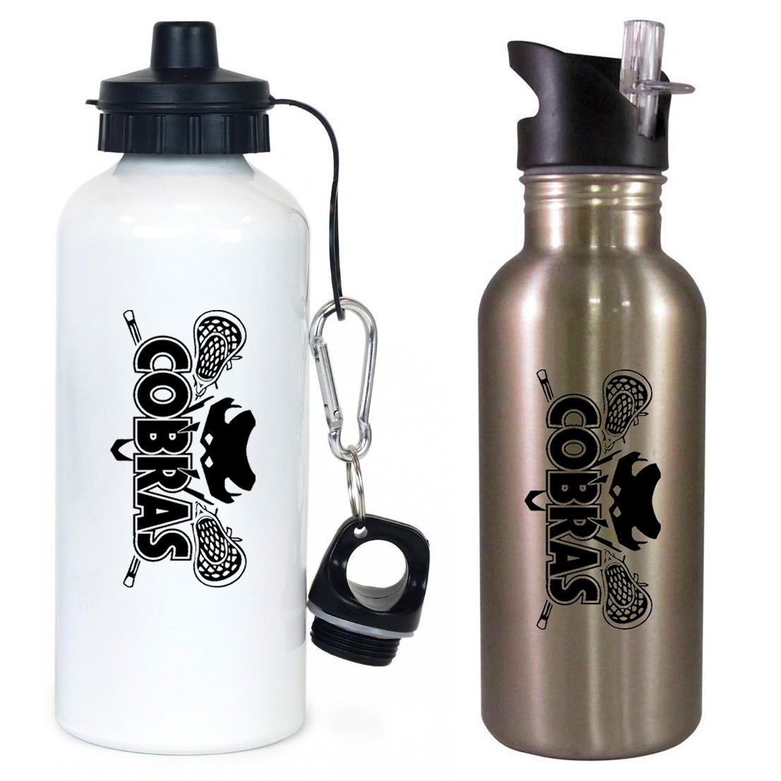 KC Cobras Lacrosse Team Water Bottle