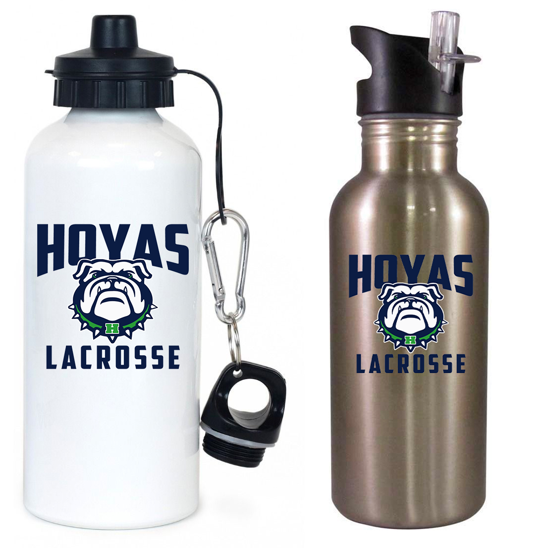 Hoya Lacrosse Team Water Bottle