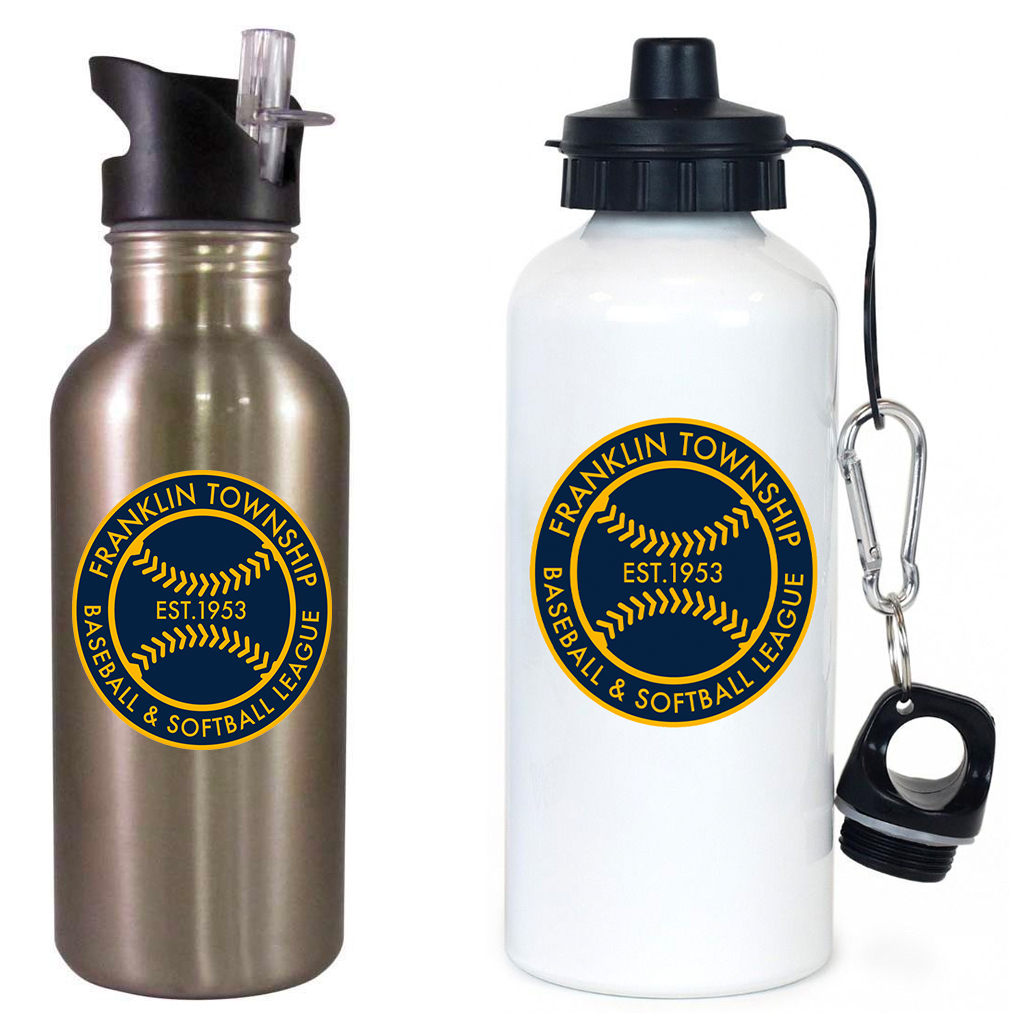 Franklin Township Baseball/Softball League Team Water Bottle