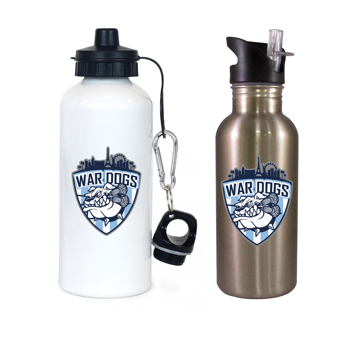 Las Vegas Wardogs Team Water Bottle