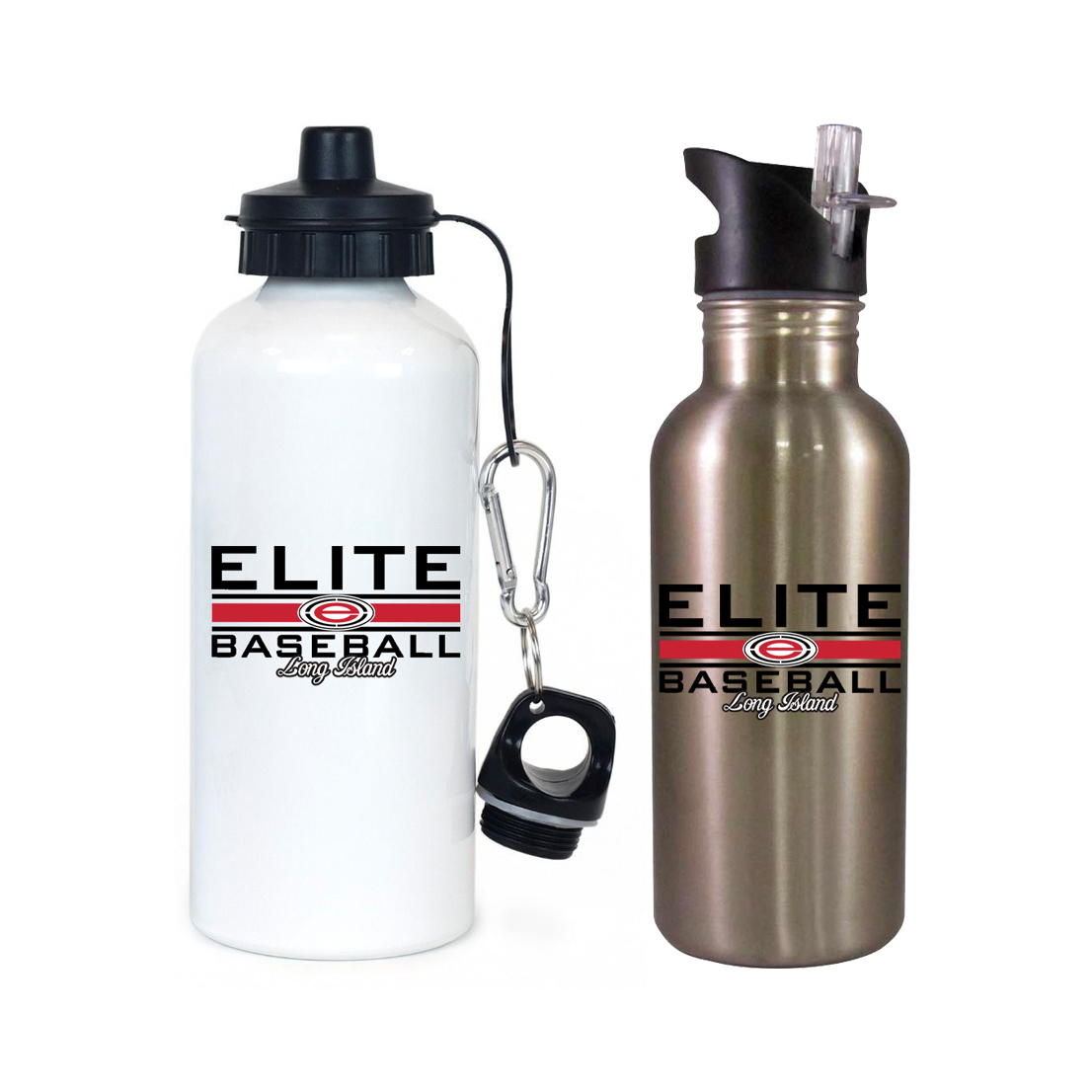 LI Elite Baseball Team Water Bottle