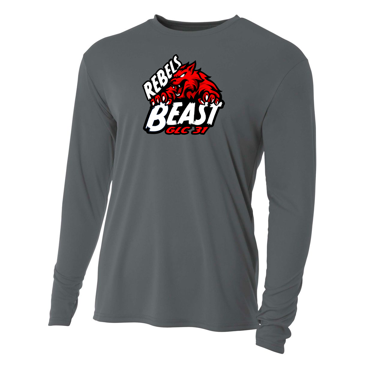 Rebels GLC Beast 31 A4 Cooling Performance Long Sleeve Crew