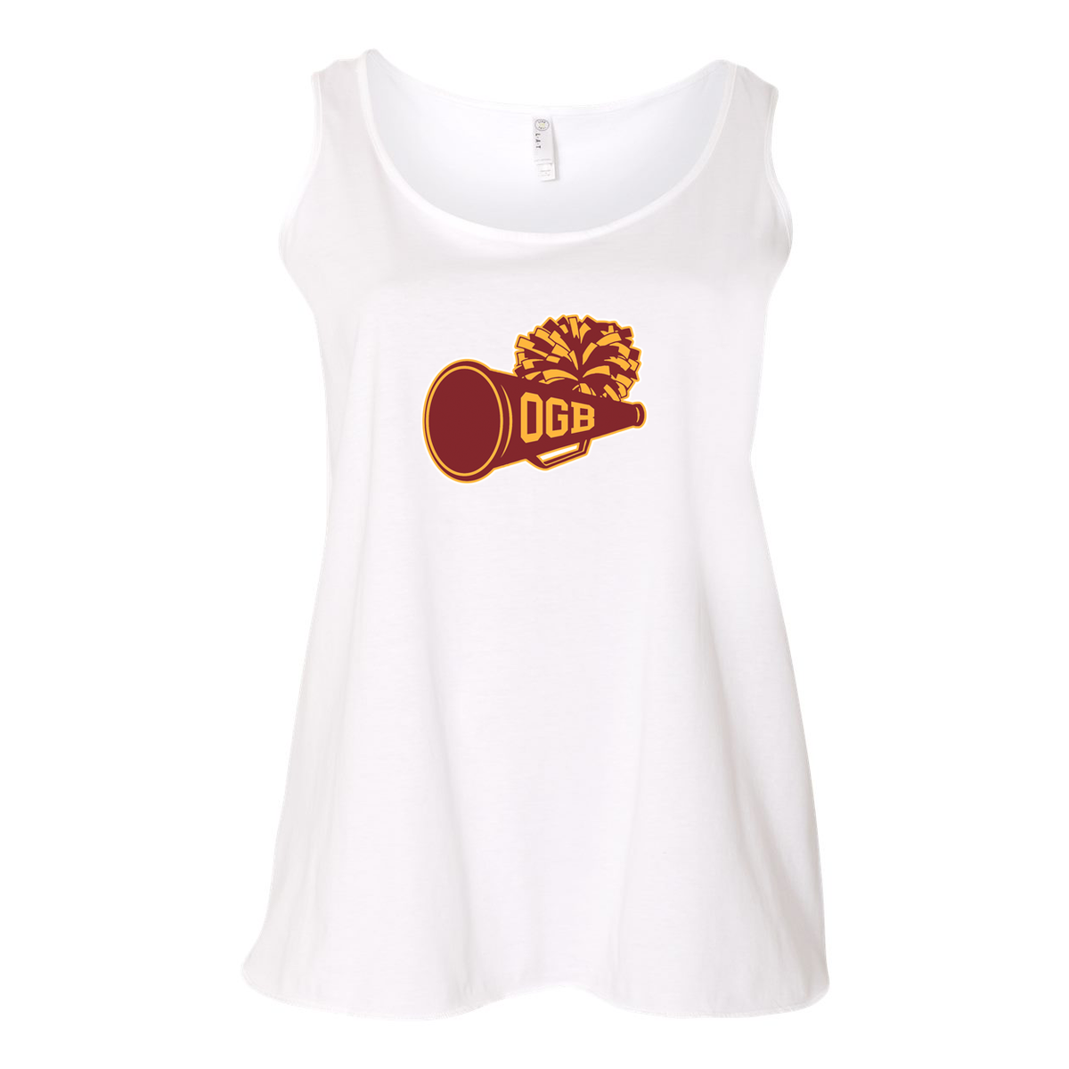 Oxford Golden Bears Curvy Womens Tank-Top