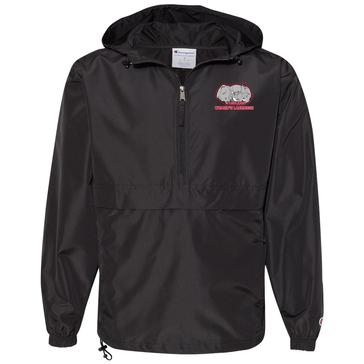 Somers HS Girls Varsity Lacrosse Champion Packable Quarter-Zip Jacket