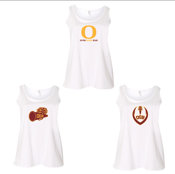 Oxford Golden Bears Curvy Womens Tank-Top