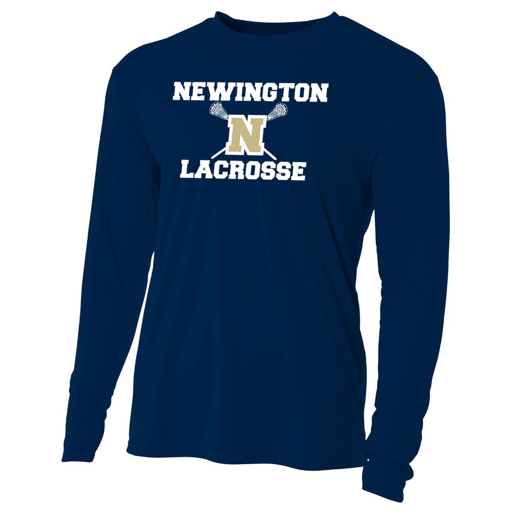 Newington Youth Lacrosse Cooling Performance Long Sleeve Crew