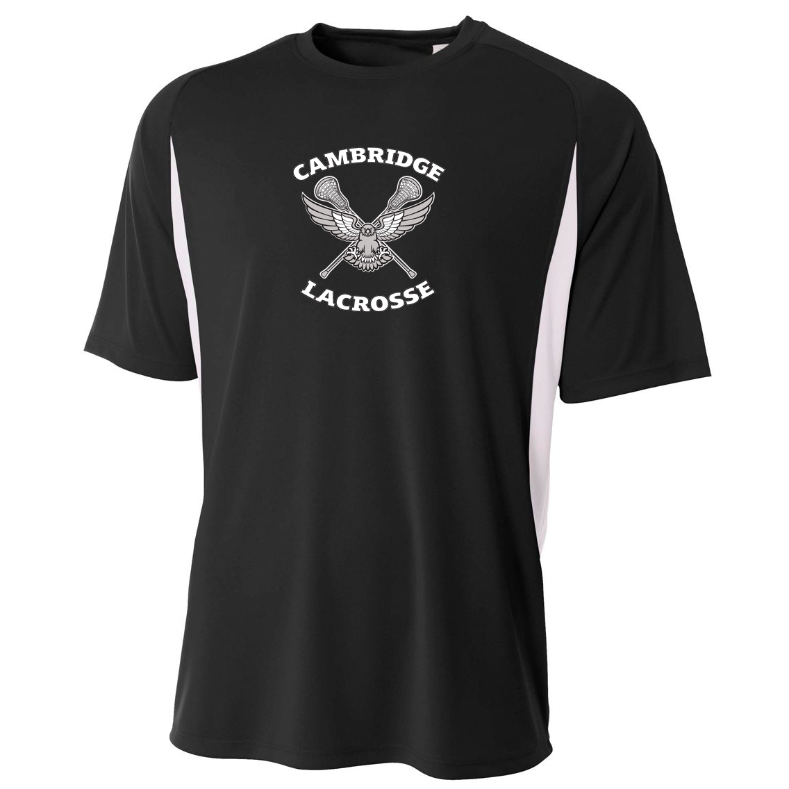 Cambridge Youth Lacrosse Color Block Cooling Performance T-Shirt