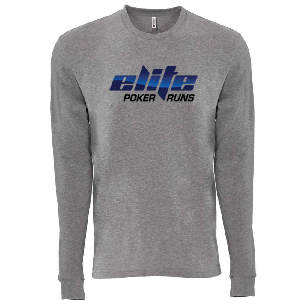 Elite Poker Runs Sueded Long Sleeve Crew